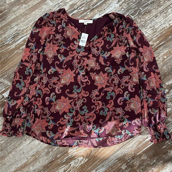 Beautiful NWT Ann Taylor Loft Blouse - Picture 1 of 7